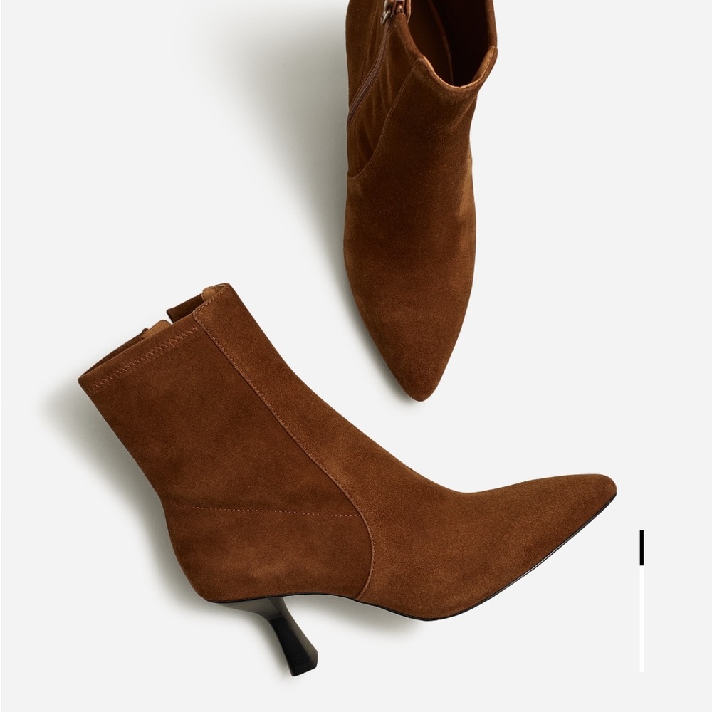 Black Leather Ankle Boots